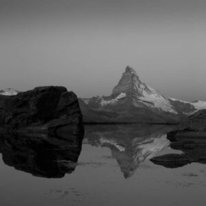 Le cervin depuis le lac Stellisee 2537 m